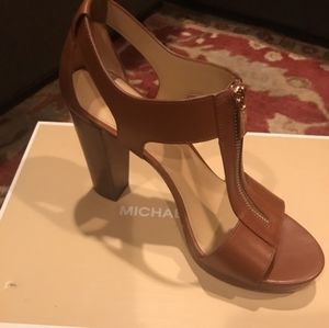 Michael Kors Tan High Heeled Sandal